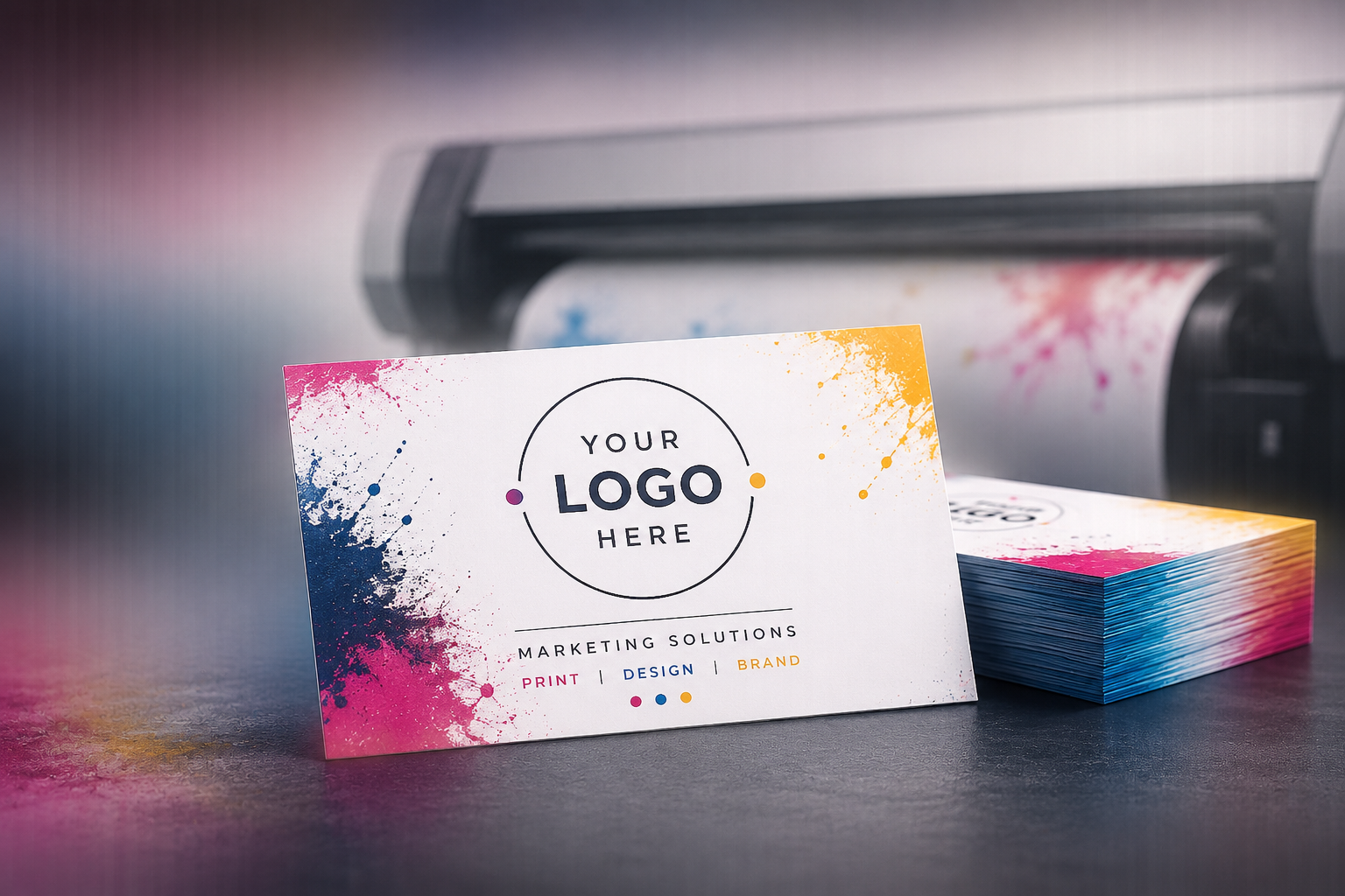 Glossy Business Cards With Deep CMYK